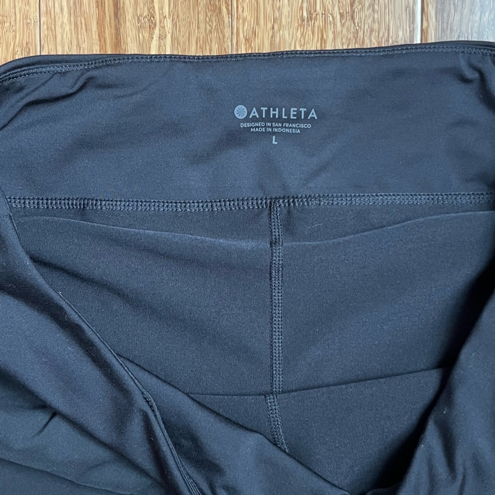 Athleta Black Athletic Skirt Size Large 1165 - Picture 4 of 5
